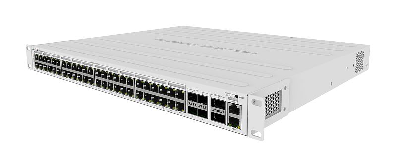 MikroTik CRS354-48P-4S+2Q+RM Cloud Router Switch 650MHz 4xSFP+