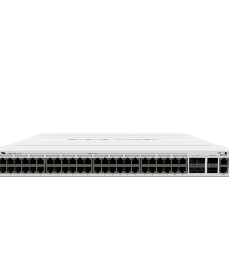 MikroTik CRS354-48P-4S+2Q+RM Cloud Router Switch 650MHz 4xSFP+