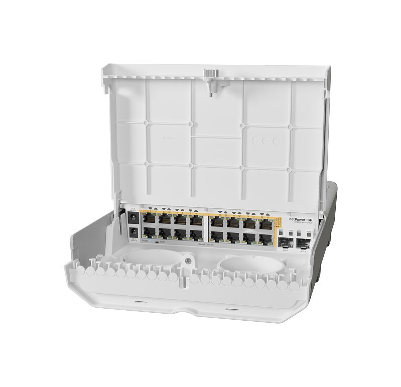 MikroTik CRS318-16P-2S+OUT netPower 16P Outdoor 800MHz 16xGb 2xSFP+