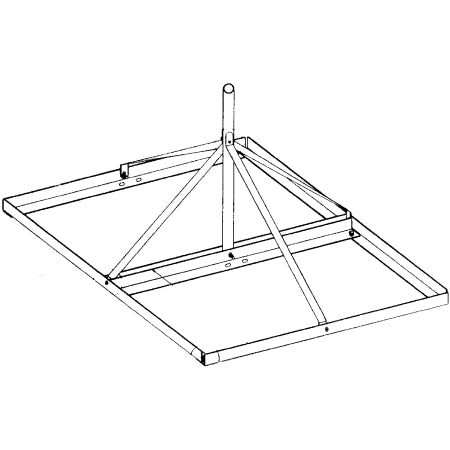 Non-Penetrating Roof Mount 1-1/4"x60" 60"H