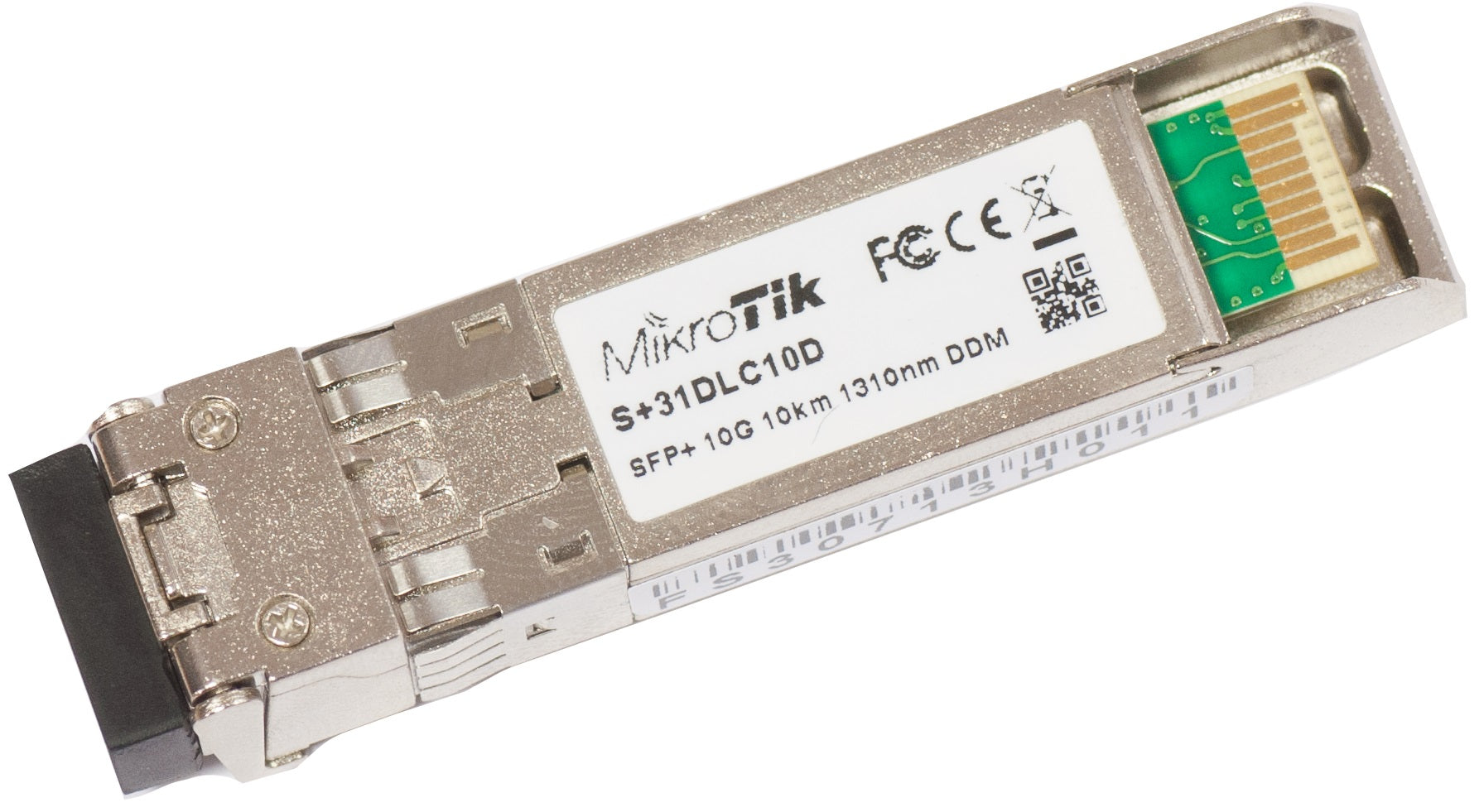 MikroTik S+31DLC10D SFP+ Module (10Gbps, Single Mode, 10km, 1310nm, LC connector, DDMI)