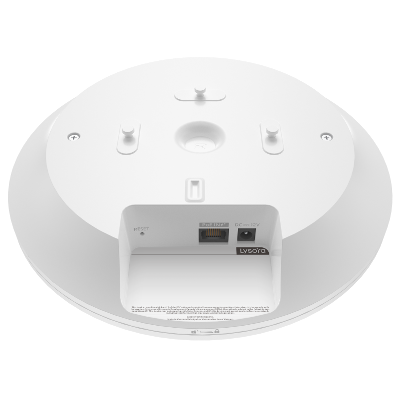 Lysora L6 Wi-Fi 6 AX3000 Dual-Band Ceiling Mount Access Point