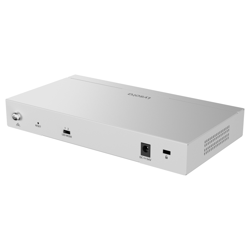 Lysora LCS-8GS-P 8-Port Cloud Managed PoE Switch with 120 W PoE Budget
