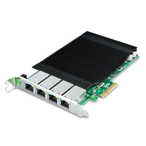 Planet 4-Port 802.3at PoE+ PCI Express Server Adapter (120W PoE budget, PCIe x4)
