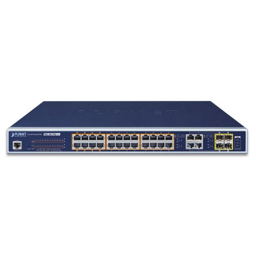 Planet 24-Port 802.3bt PoE++ 4-Port Gigabit TP/SFP Combo Managed Switch 720W