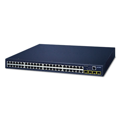 Planet 48-Port Gigabit 4-Port 100/1000BASE-X SFP Gigabit Managed Switch