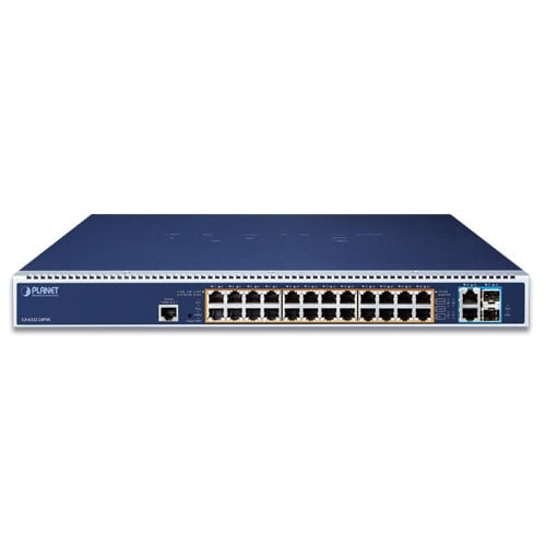 Planet L3 24-Port 802.3bt PoE + 2-Port 10GBASE-T 2-Port 10G SFP+ Managed Switch