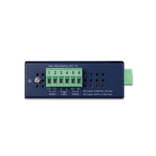 Planet Industrial 1-port RS232/422/485 Serial Device Server 1-Port 100BASE-FX