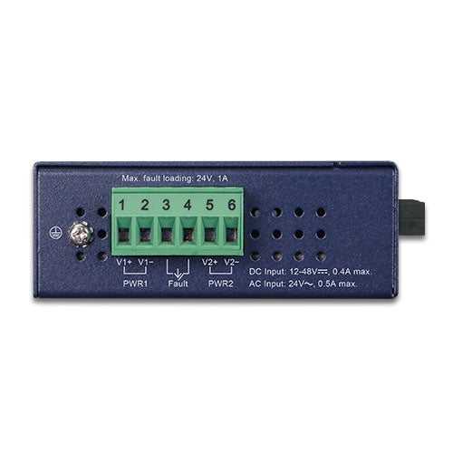 Planet IFT-805AT IP30 Industrial 10/100TX to 100FX Media Converter (SFP) (-40 ~ 75C)