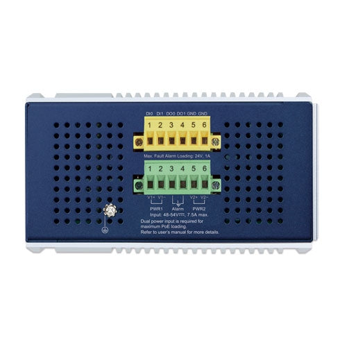 Planet Industrial 16-Port 802.3at PoE+, 2-Port 100/1000X SFP Managed Ethernet Switch