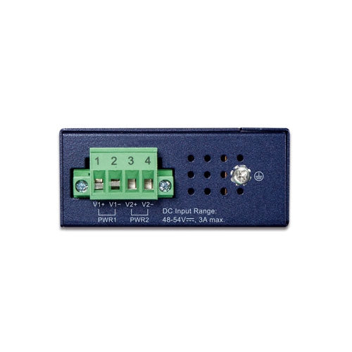 Planet Compact Industrial 4-Port 802.3at PoE + Ethernet Switch