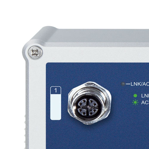 Planet Industrial IP67-rated 6-Port M12 Managed Ethernet Switch (-40~75 degrees )