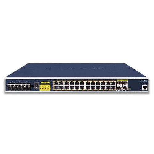 Planet IGS-6325-24P4S Industrial L3 24-Port 802.3at PoE 4-Port SFP Managed Ethernet Switch