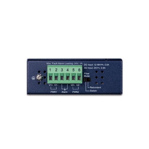 Planet Industrial 1-Port Copper to 2-port 100/1000/2500X SFP Media Converter