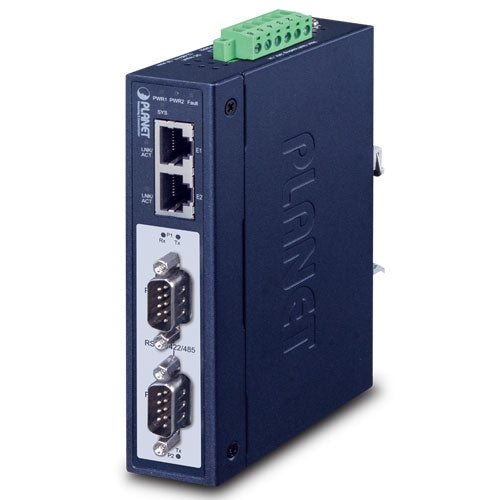 Planet Industrial 2-Port RS232/422/485 Modbus Gateway