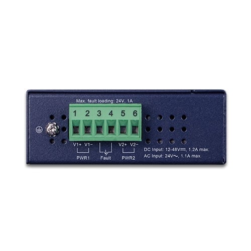 PLANET 4-Port 10/100Base-TX + 2-Port 100Base-FX SFP Industrial Ethernet Switch