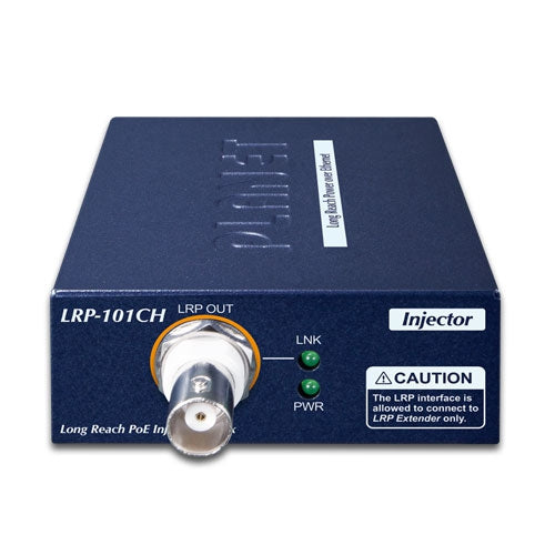 Planet 1-Port 10/100TX PoE PD + 1-Port Coax Long Reach PoE Injector
