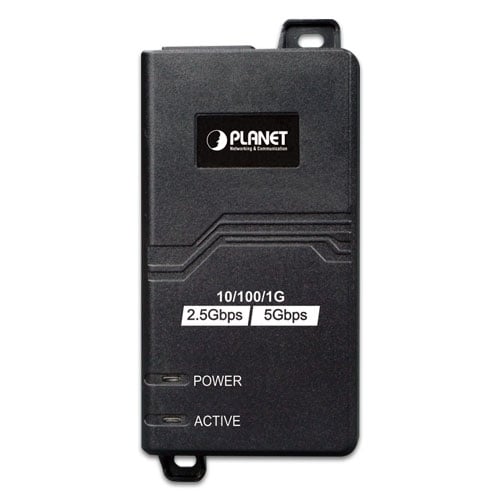 POE-165 - Planet Single-Port Multigigabit 802.3at PoE+ Injector 1G/2.5G/5G speed
