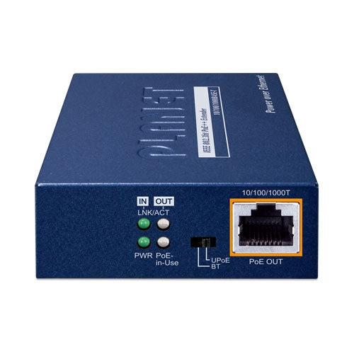 Planet POE-E301 1-Port 802.3bt to 1-Port 802.3bt Gigabit PoE++ Extender