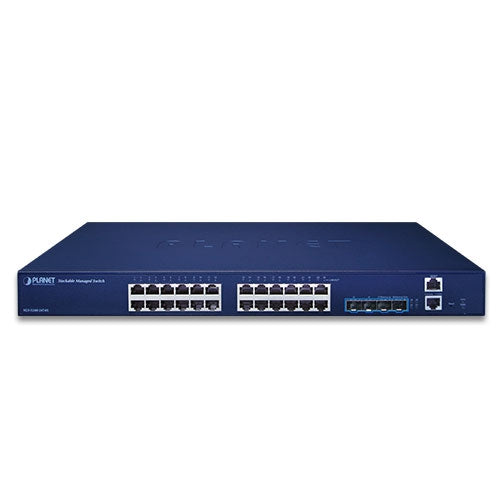 Planet Layer 2+ 24-Port Gigabit+ 4-Port 10G SFP+ Stackable Managed Switch