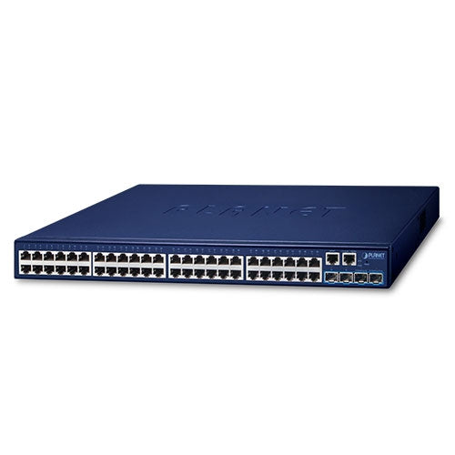 Planet Layer 2+ 48-Port Gigabit + 4-Port 10G SFP+ Stackable Managed Switch
