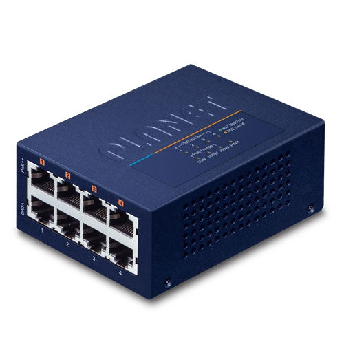 Planet 4-Port Multi-Gigabit 802.3bt PoE++ Injector Hub (160 Watts)