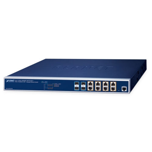 Planet Layer 3 8-Port 10GBASE-T 95W 802.3bt PoE + 4-Port 10GBASE-X SFP+ Managed Ethernet Switch
