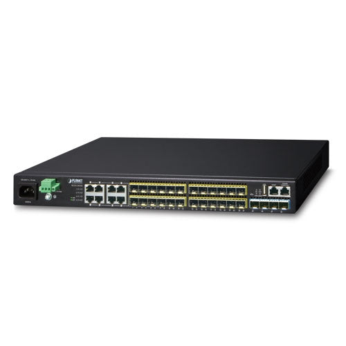 Planet 24-Port SFP + 8-Port TP + 4-Port 10G SFP+ Stackable Managed Switch