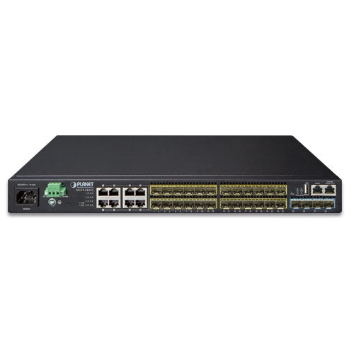 Planet 24-Port SFP + 8-Port TP + 4-Port 10G SFP+ Stackable Managed Switch