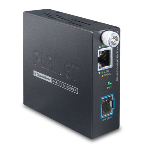 Planet 10G/5G/2.5G/1G/100M Copper to 10GBASE-X SFP+ Smart Media Converter