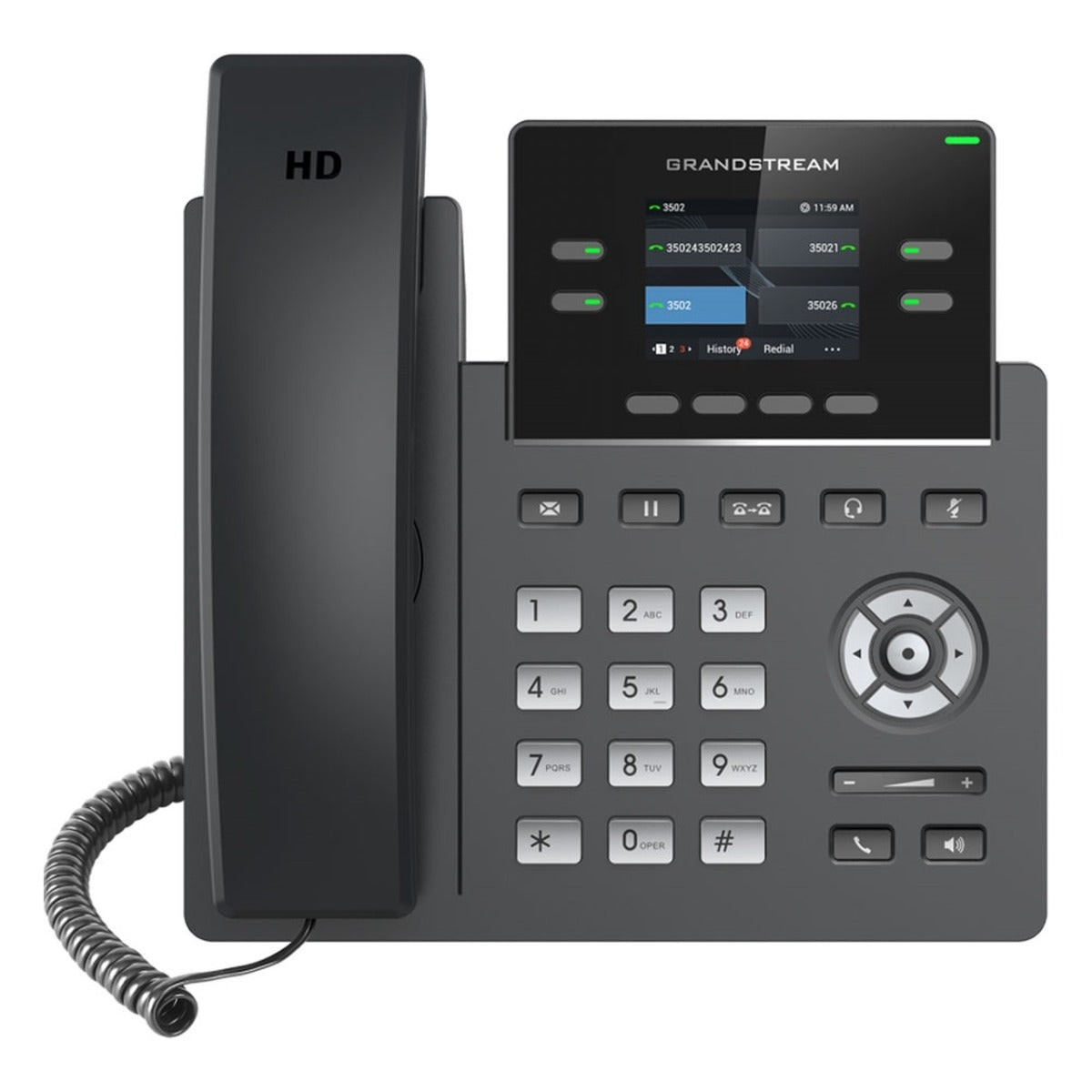 Grandstream Networks GRP2612P 4 Lines 2 SIP Accounts PoE