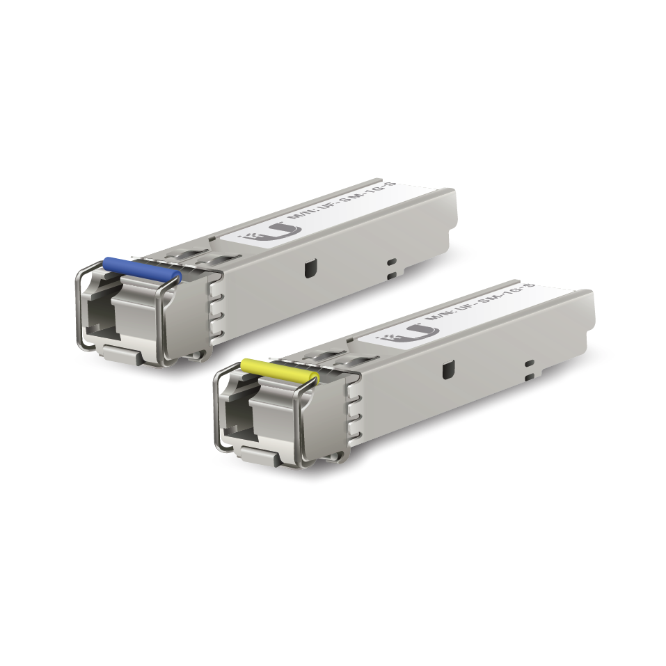 Ubiquiti UF-SM-1G-S-20 U Fiber Single-Mode 1 Gbps SFP Fiber Module w/ BiDi (20-Pack)