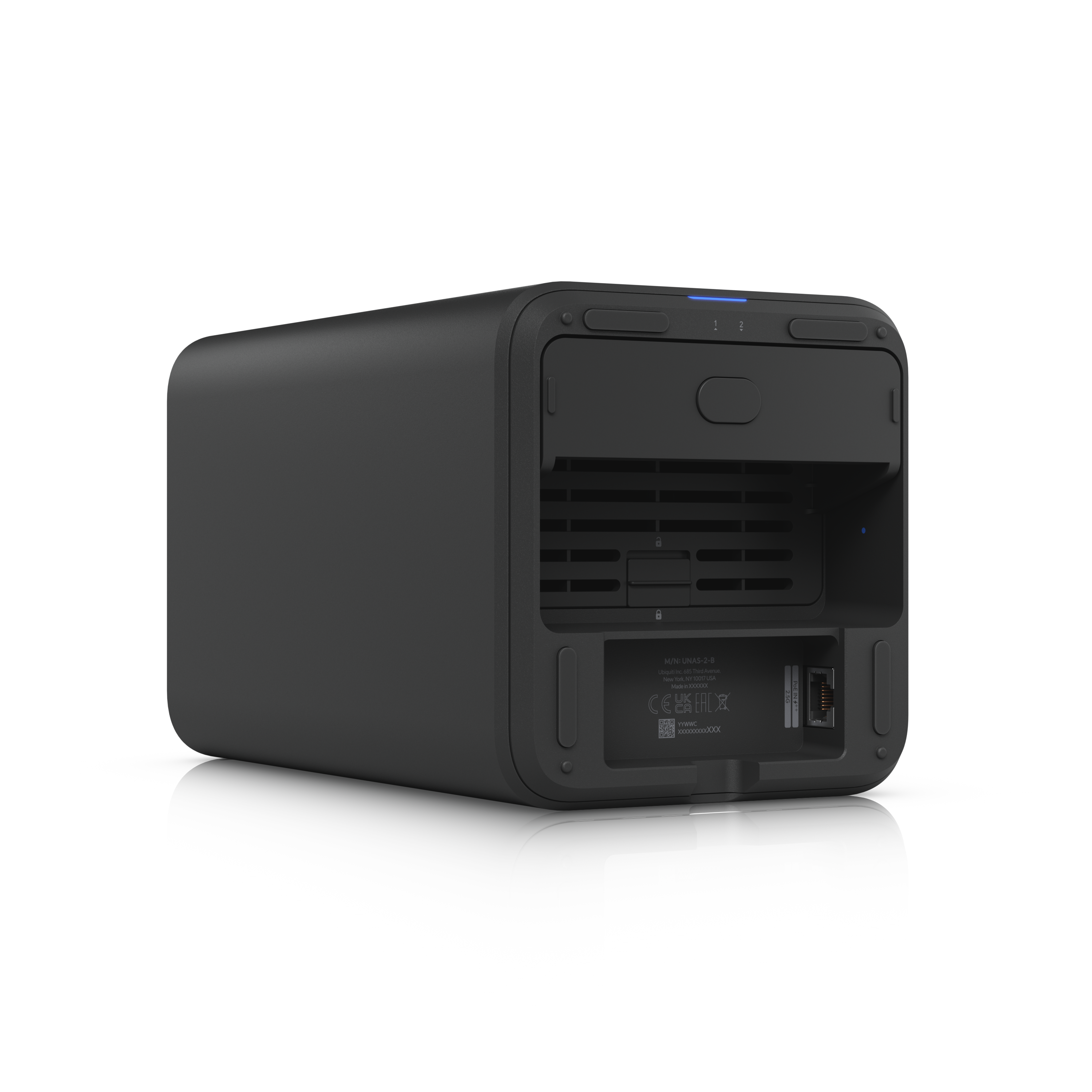 Ubiquiti UNAS-2-B UniFi Network Attached Storage 2 Bays Black