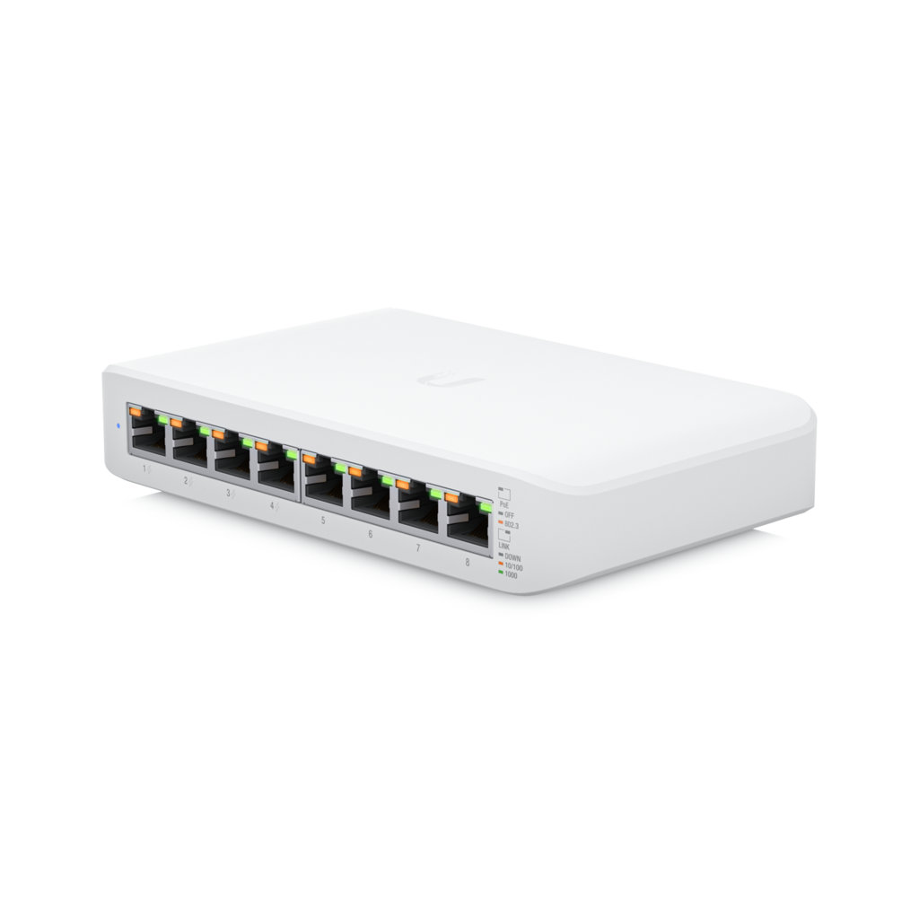 Ubiquiti Networks USW-Lite-8-POE UniFi Switch Lite 8 PoE – BSC