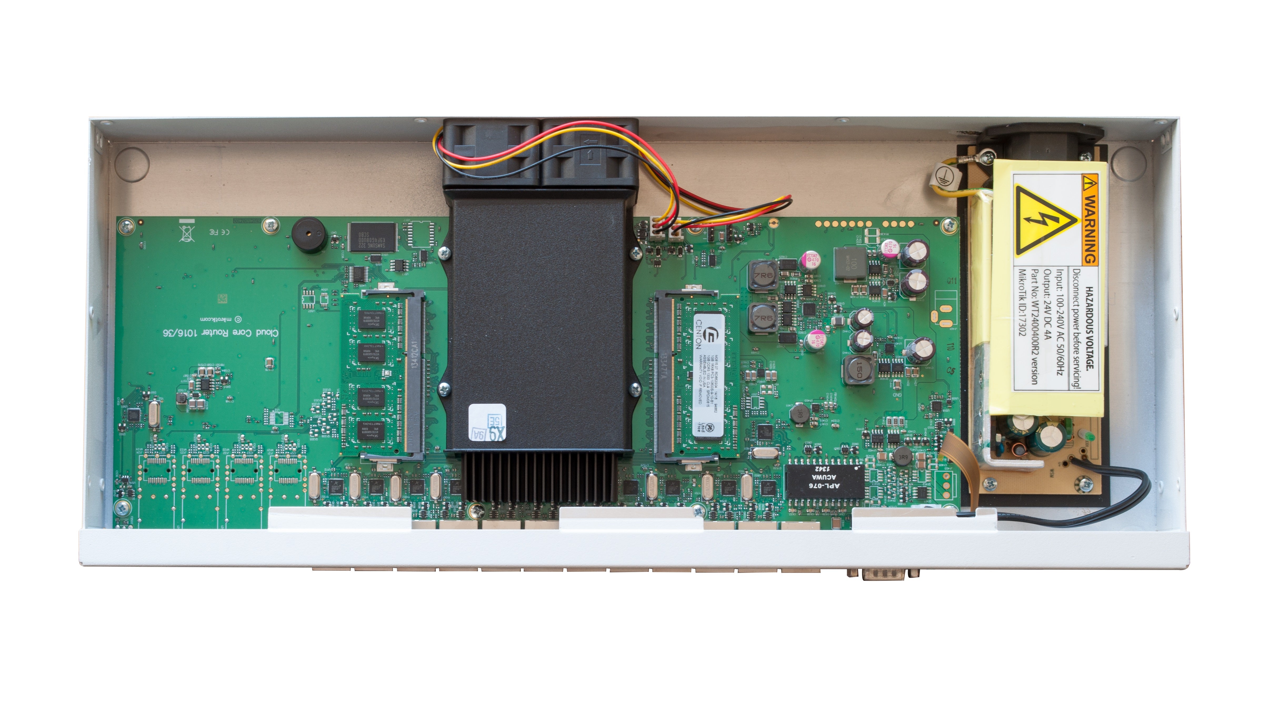 MikroTik CCR1016-12G Cloud Core Router (Internal Routerboard)