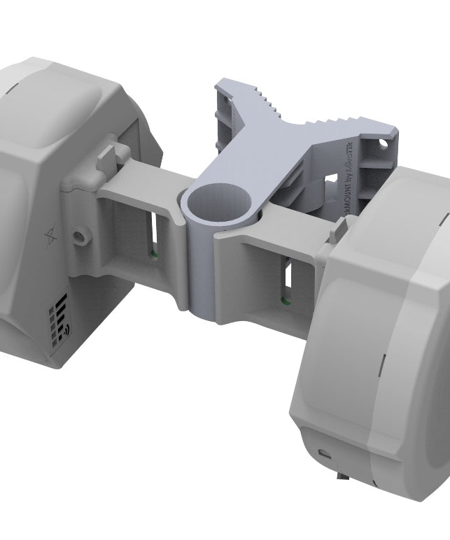 MikroTik QM quickMount, Basic Wall Mount Adapter for Small Point to Point and Sector Antennas