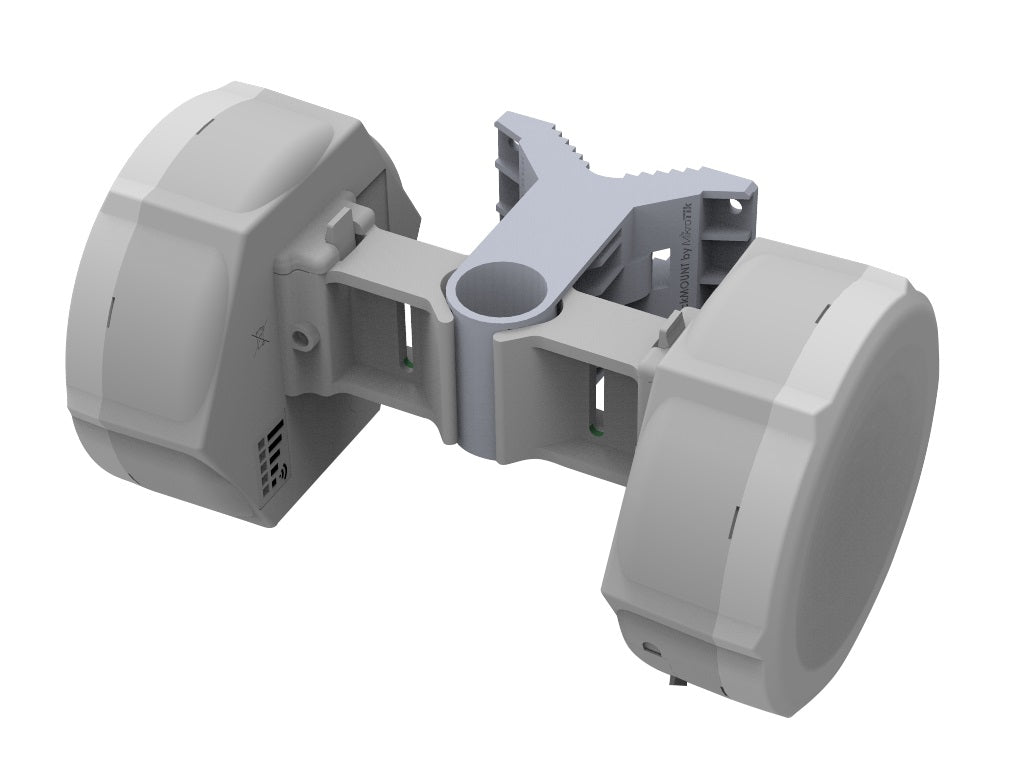 MikroTik QM quickMount, Basic Wall Mount Adapter for Small Point to Point and Sector Antennas