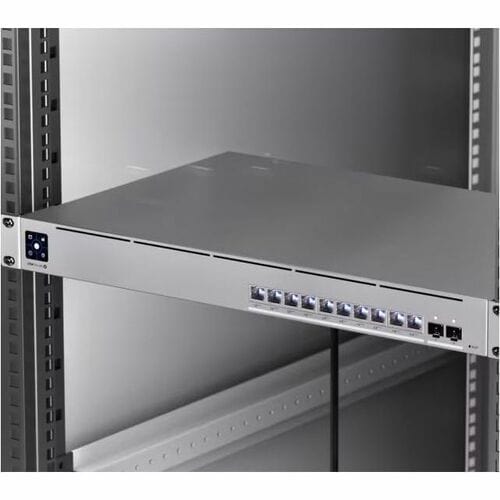 Ubiquiti Pro XG Ethernet Switch - 10 Ports - Manageable - Gigabit Ethernet, 2.5 Gigabit Ethernet, 5 Gigabit Ethernet, 10 Gigabit Ethernet - 100/1000Base-T, 2.5GBase-T, 5GBase-T, 10GBase-T, 1000Base-X, 10GBase-X - 3 Layer Supported - 520 W Power Consumption - 400 W PoE Budget - Twisted Pair, Optical Fiber - PoE Ports - 1U - Rack-mountable