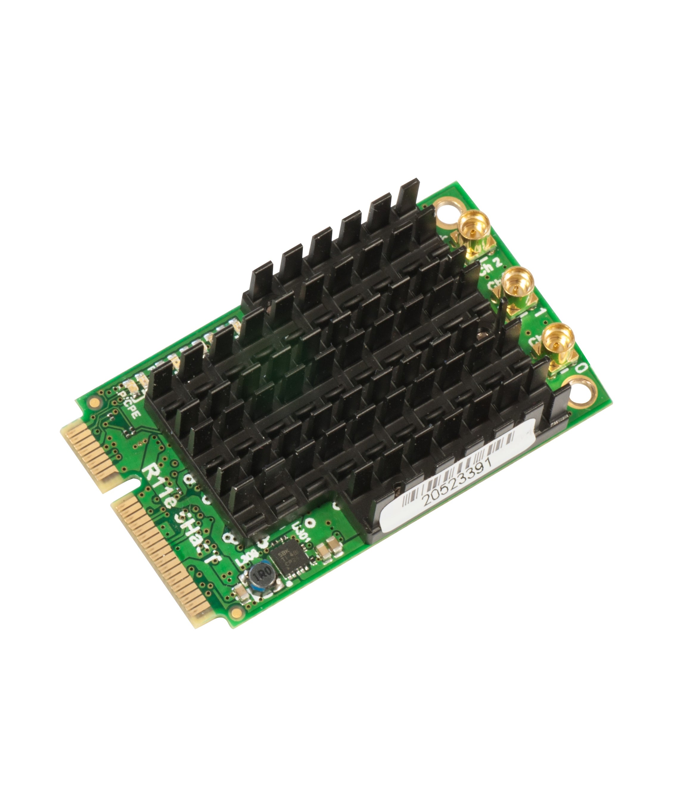 MikroTik R11e-5HacT High Power 5GHz miniPCI-e Card, Triple Chain 802.11ac/a/n, 3x MMCX
