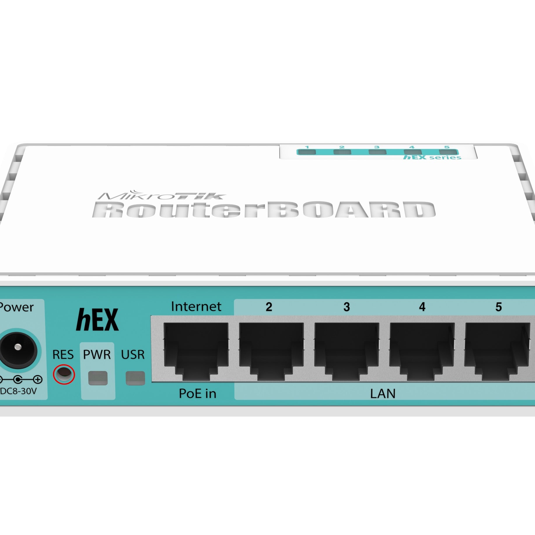 MikroTik RB750Gr3 hEX 5-Port Gigabit Ethernet Router, Dual Core 880MHz CPU, 256MB RAM, USB, microSD, RouterOS L4