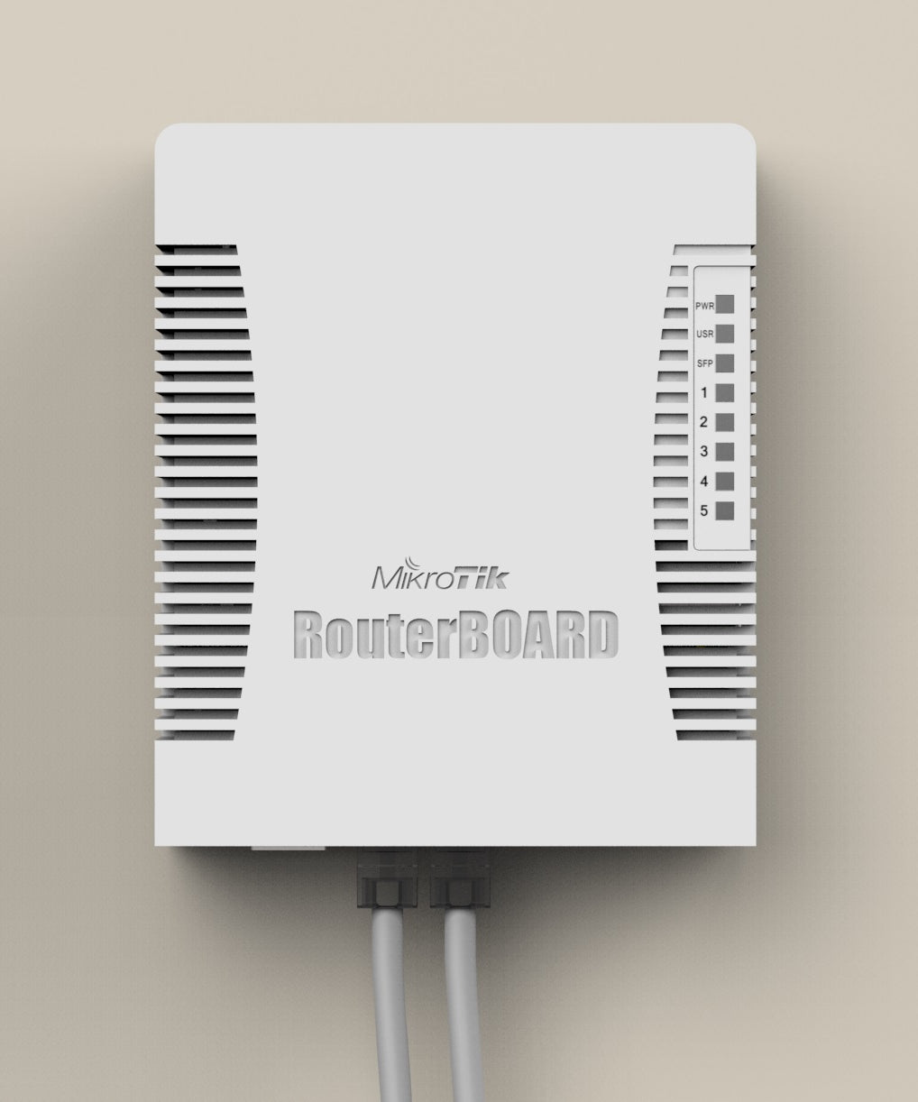 MikroTik RB960PGS hEX PoE Desktop Router, 5x Gigabit Ethernet, 4-Port PoE Out, USB, 800MHz CPU, 128MB RAM, RouterOS L4