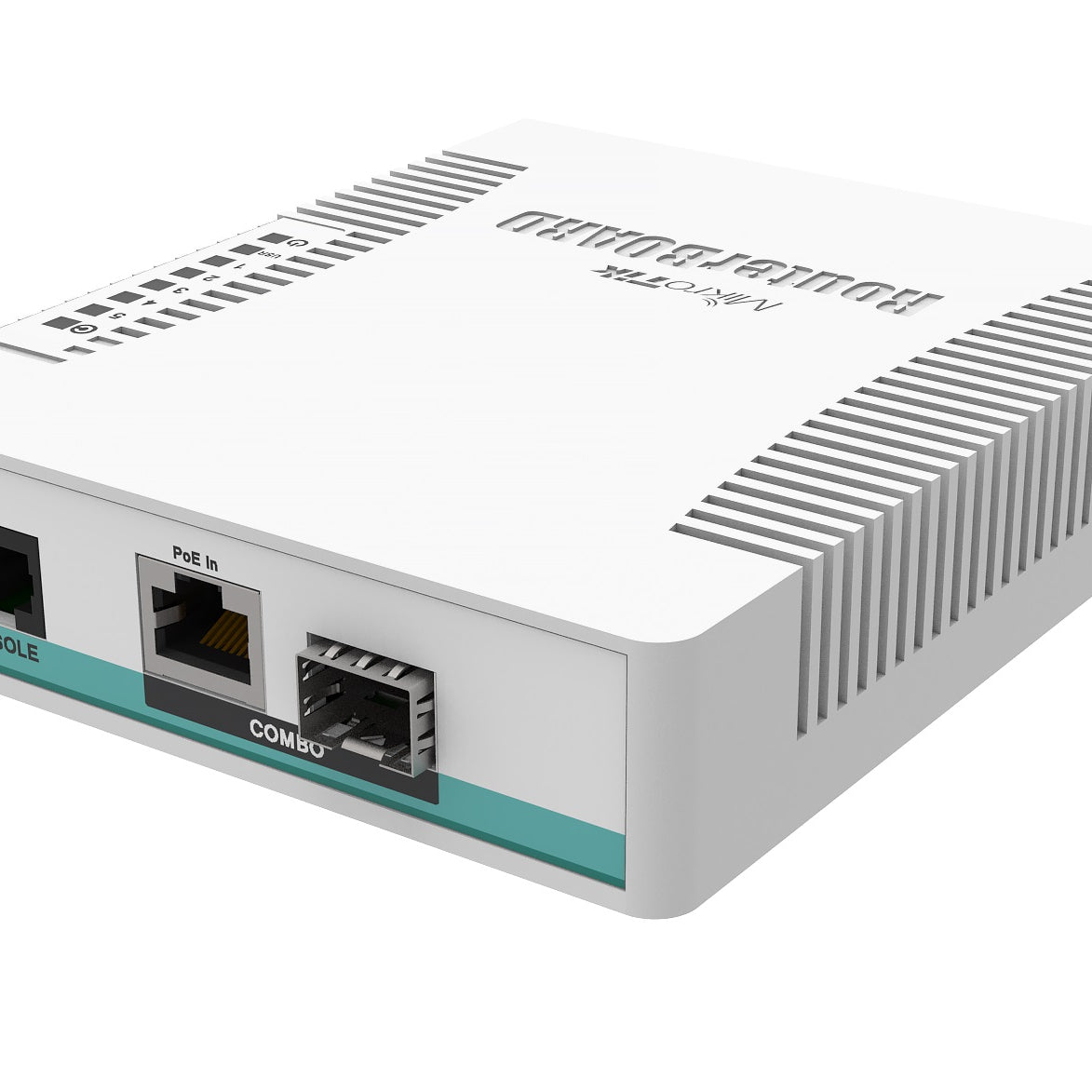 MikroTik CRS106-1C-5S Cloud Router Switch, 5x SFP Cages, 1x Combo Port, 400MHz CPU, 128MB RAM, RouterOS L5