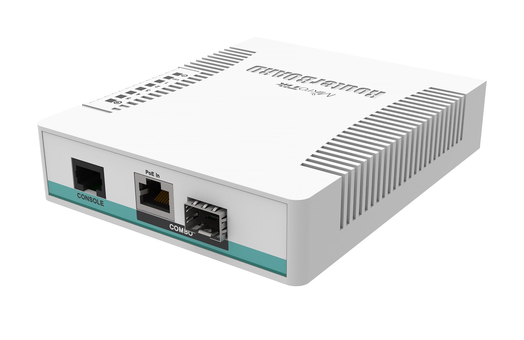 MikroTik CRS106-1C-5S Cloud Router Switch, 5x SFP Cages, 1x Combo Port, 400MHz CPU, 128MB RAM, RouterOS L5
