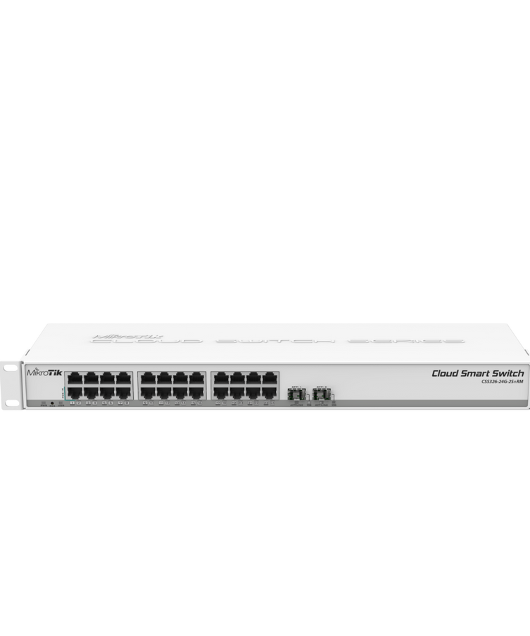 MikroTik CSS326-24G-2S+RM Cloud Smart Switch SwOS 24xGb 2xSFP+