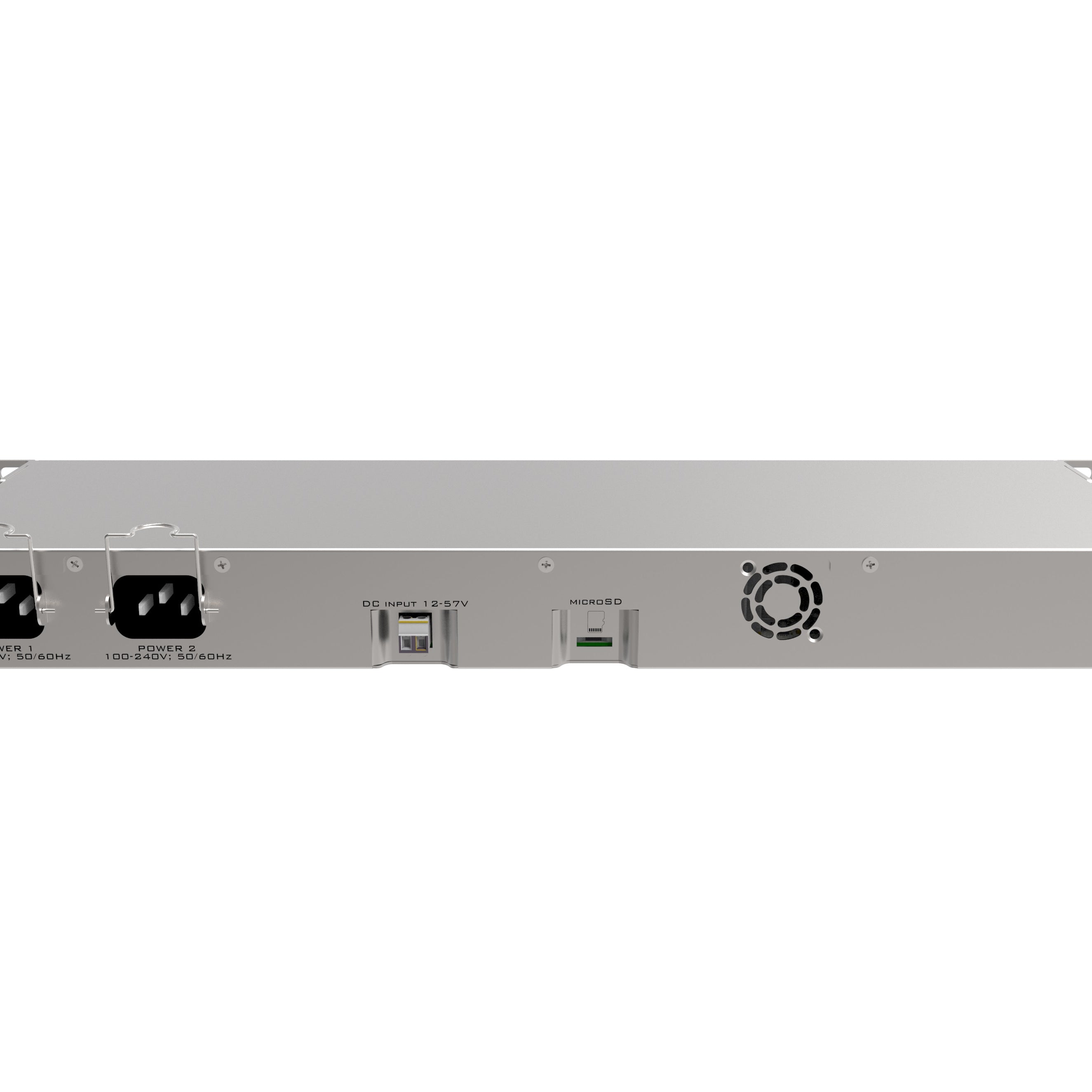 MikroTik RB1100AHx4 Dude Edition, 13-Port Gigabit LAN 1U Rackmount Router, 60GB M.2 Drive, 1.4GHz Quad Core CPU, 1GB RAM, L6