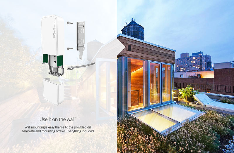 MikroTik wAP 2G/3G/4G/LTE Weatherproof Access Point (no LTE modem)