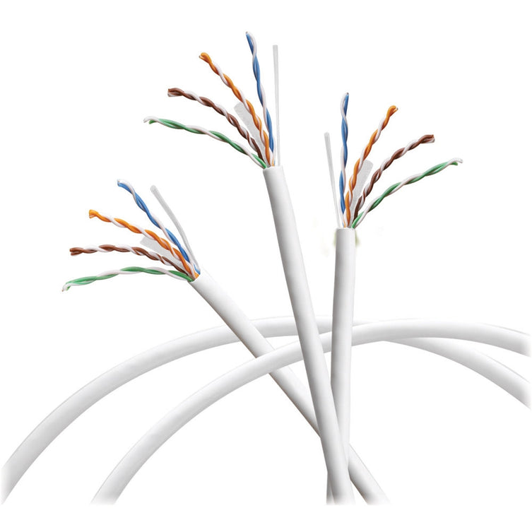 Belden 2413 Multi-Conductor Enhanced Cat 6 Nonbonded-Pair Cable, 23AWG, 4-Pair UTP CMP Plenum, 1000ft. Pull Box Reel
