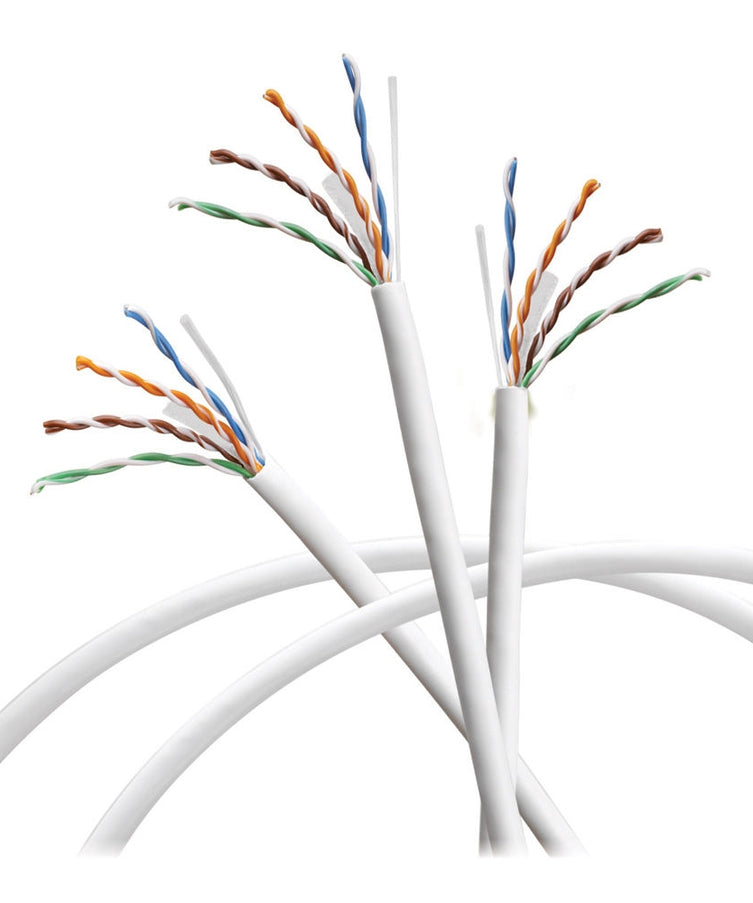 Belden 2413 Multi-Conductor Enhanced Cat 6 Nonbonded-Pair Cable, 23AWG, 4-Pair UTP CMP Plenum, 1000ft. Pull Box Reel