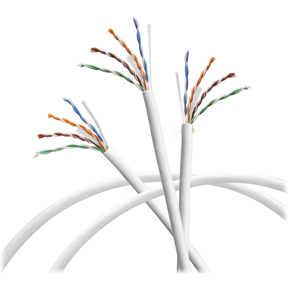 Belden 2413 Multi-Conductor Enhanced Cat 6 Nonbonded-Pair Cable, 23AWG, 4-Pair UTP CMP Plenum, 1000ft. Pull Box Reel
