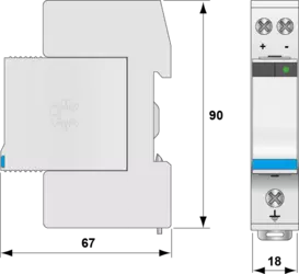 Citel DS210-12DC DC Power Supply Surge Protector, 12V
